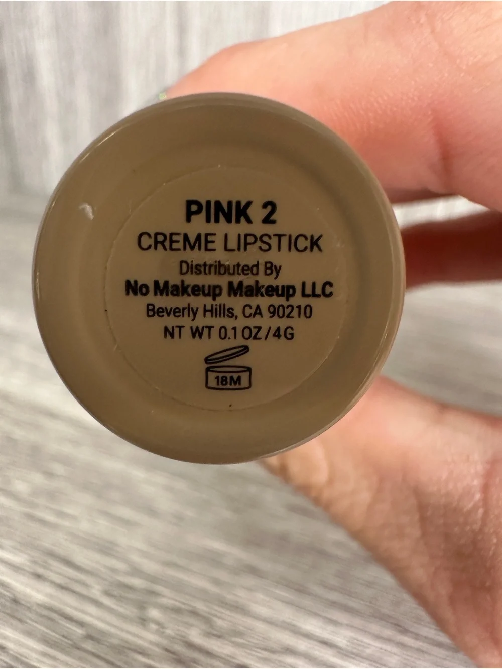 No Makeup Makeup Creme Lipstick- Pink 2